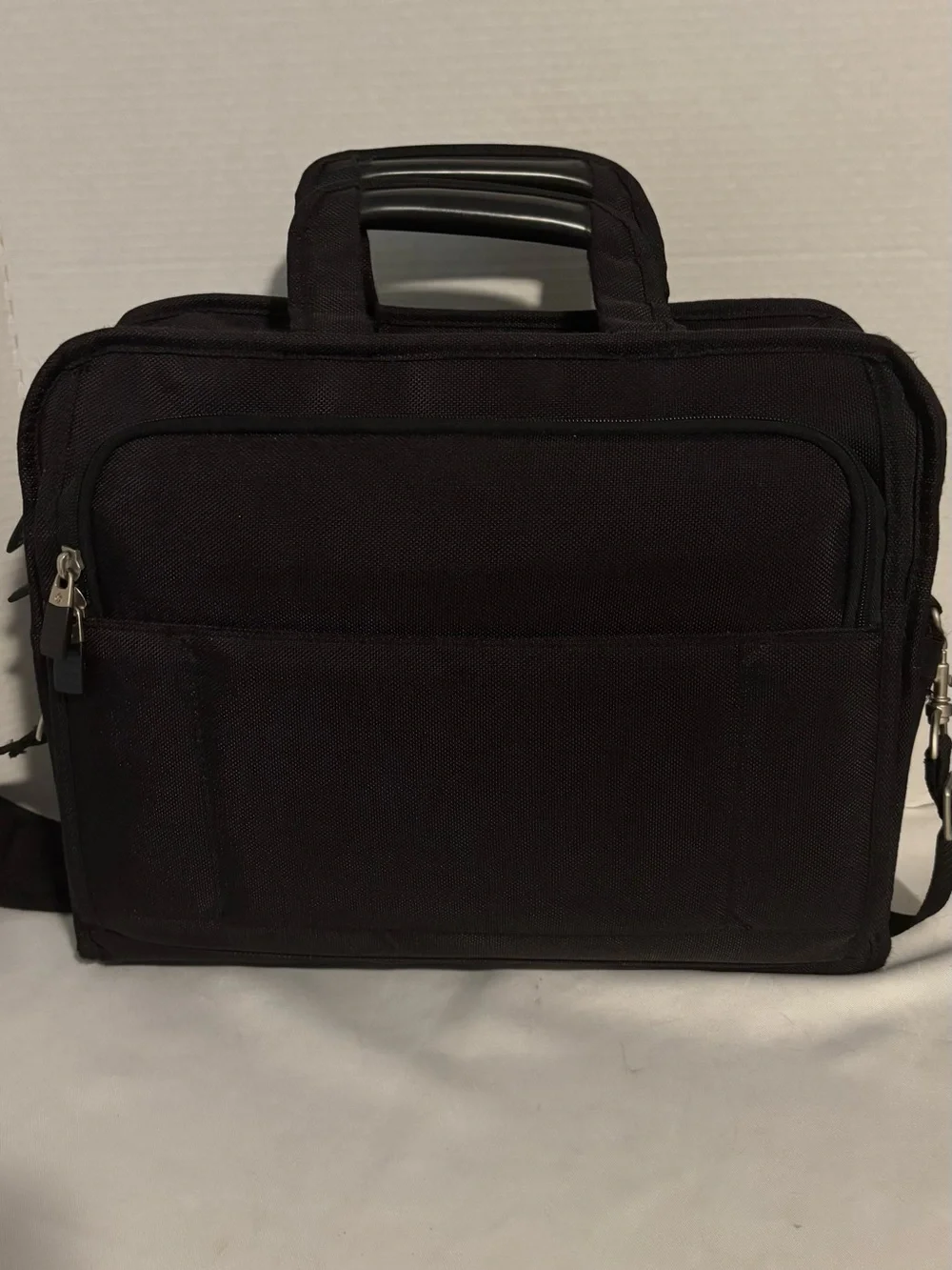 Samsonite Black Men’s Top Load Laptop Briefcase with Shoulder Strap Padded